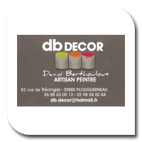 Logo Artisan peintre   DB decor