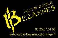 Logo auto école bezannes