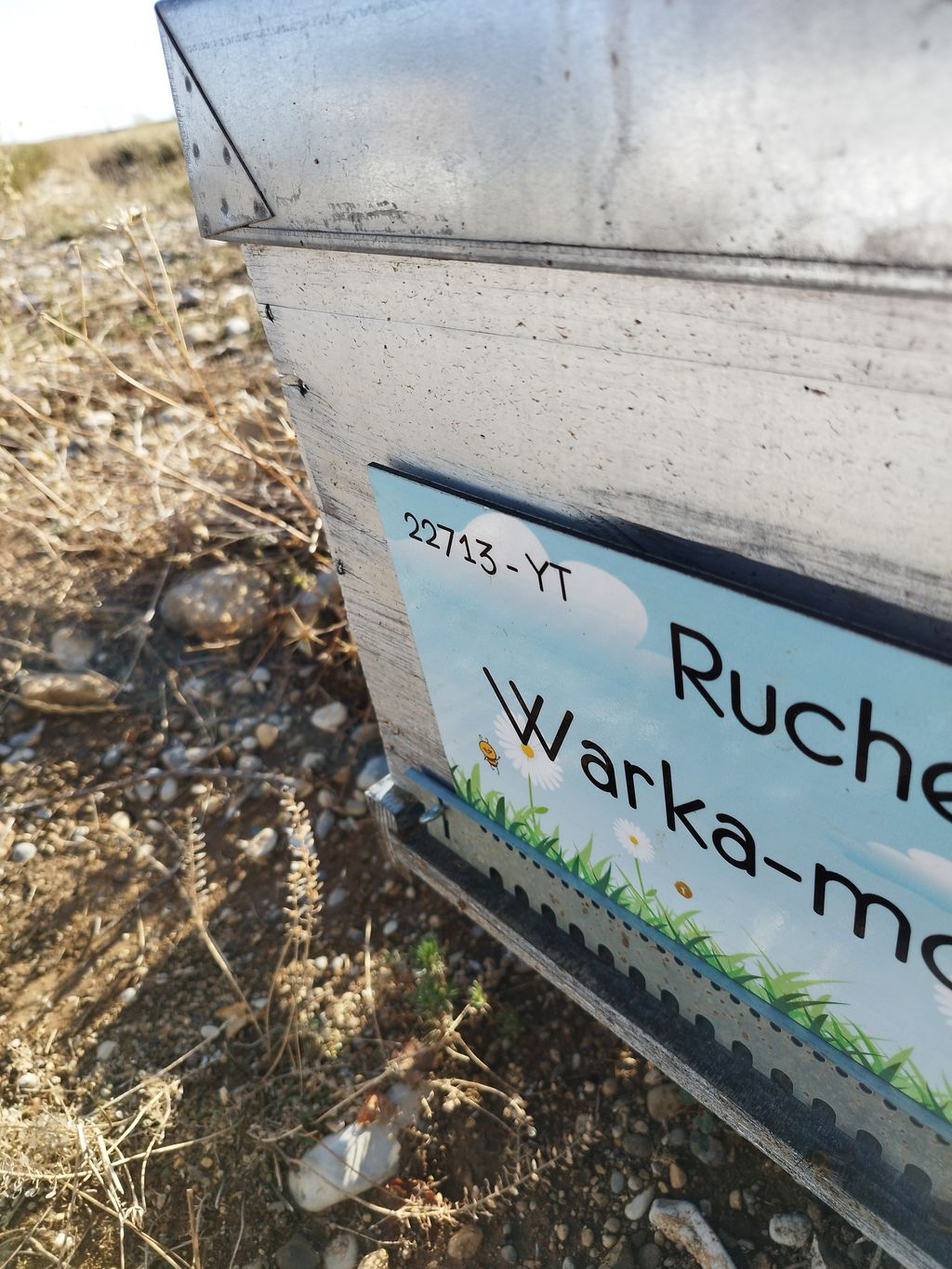 La ruche Warka-mowée