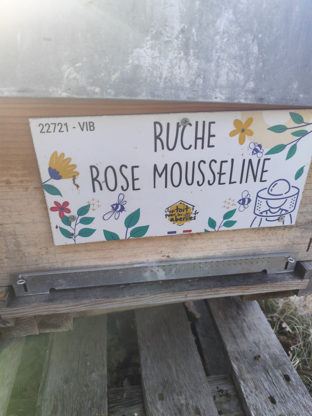 La ruche Rose Mousseline