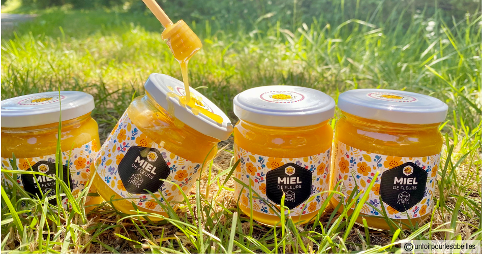 Miel de Fleurs du Sud, le pot de 250g - La Miellerie des Butineuses